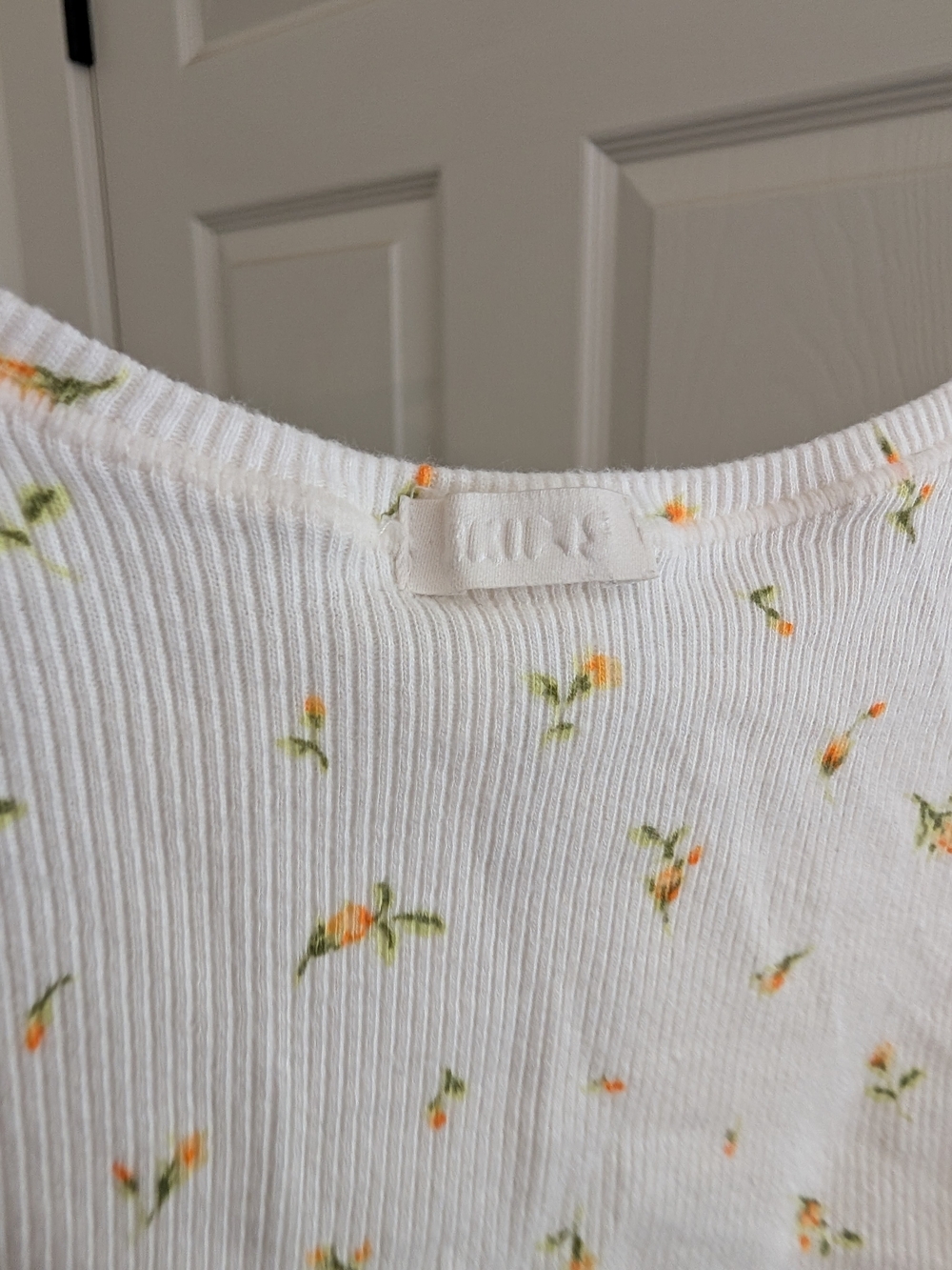Skims Floral Ribbed Tank - Picture 3 of 4